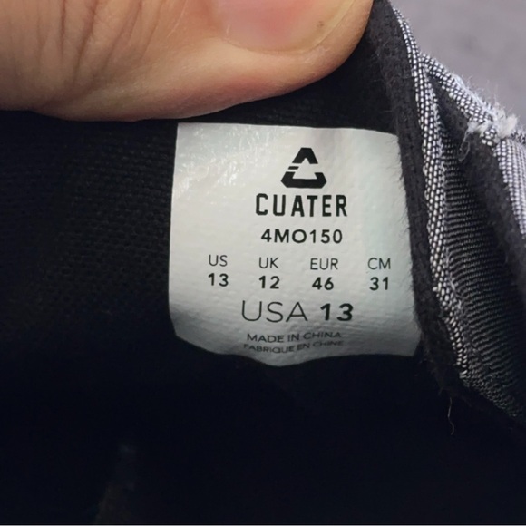 Cuater by Travis Mathew Shoes Mens Size 13 Kruzers Sneakers Canvas Gray - Picture 8 of 8